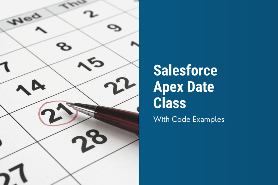 The Date class in Apex provides methods to create, manipulate, and format dates.