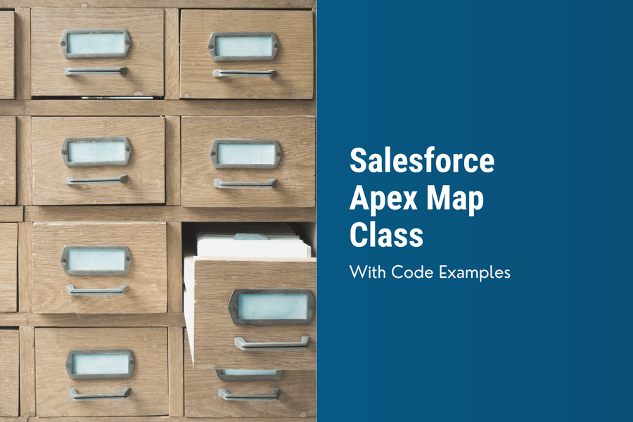 The Apex Map class is a collection type that stores key-value pairs. Get to know map methods like get, put, remove, values and keySet.