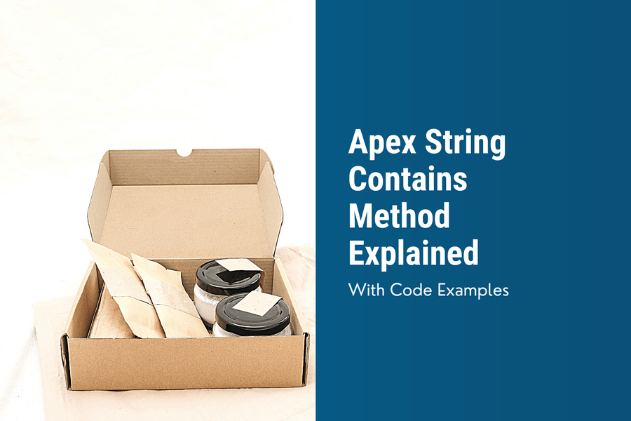 Learn how to check if a string contains a substring in Apex by using the Apex String contains method. [Code Examples]