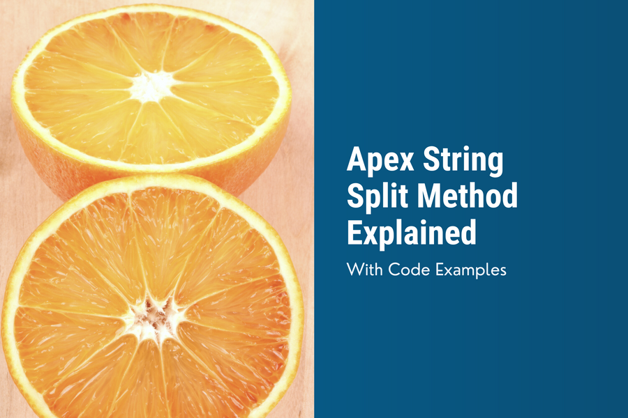 Learn how to split a string by using the Apex String split method. Many code examples!