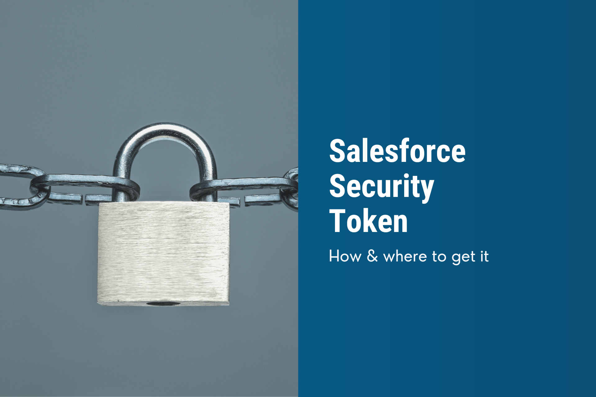 How To Get A Salesforce Security Token ForceHow